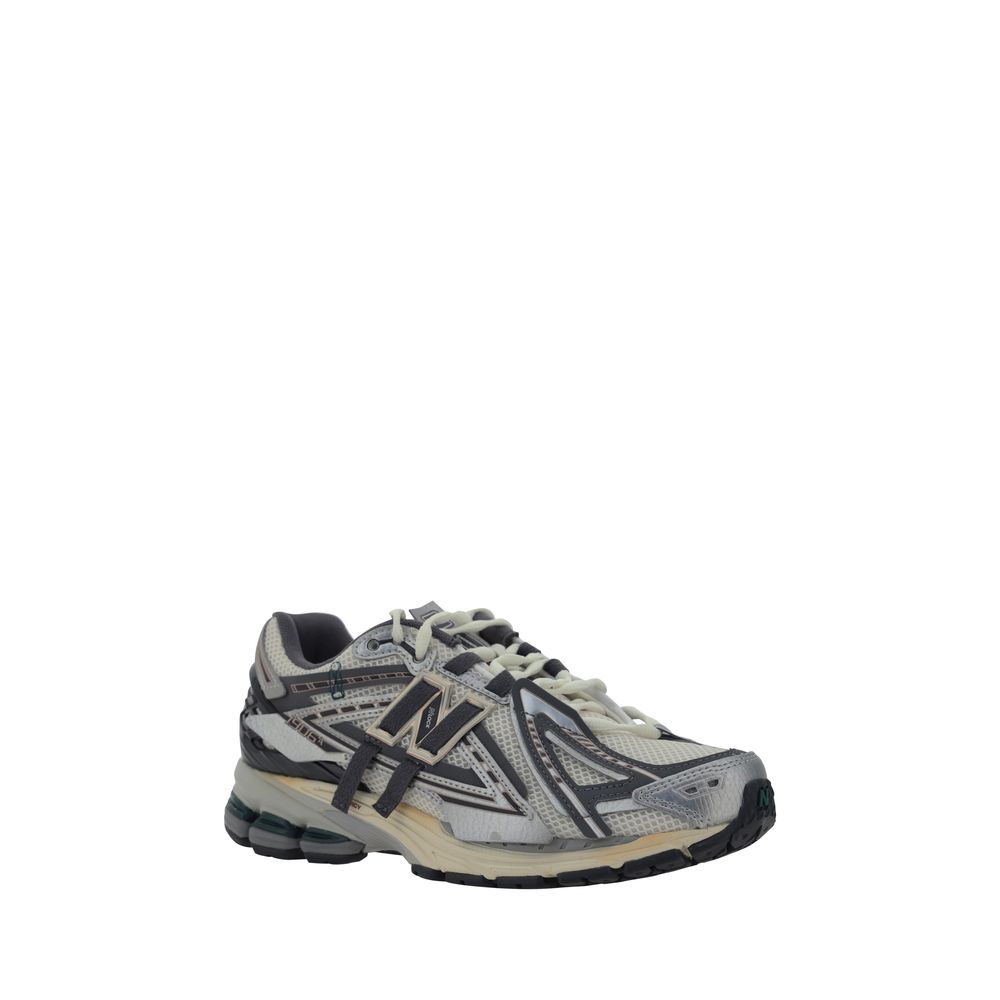 New Balance Silberne Stoff-Sneaker im Athletic-Stil-2