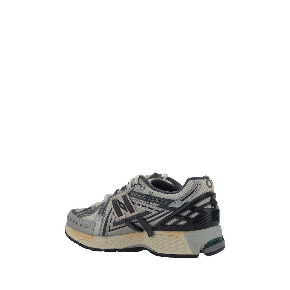 New Balance Silberne Stoff-Sneaker im Athletic-Stil-3