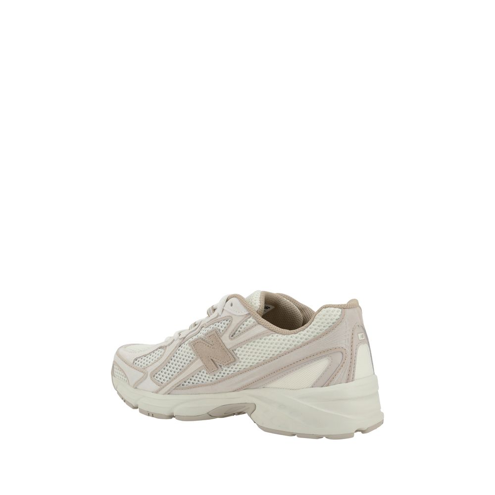 New Balance Weiße Stoff-Sneaker im Athletic-Look-3