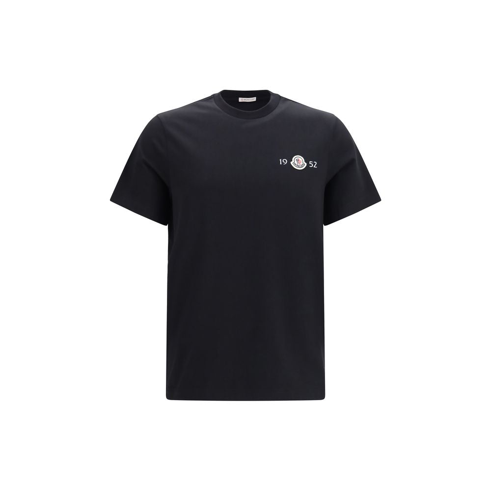 Moncler Schwarzes Baumwoll-T-Shirt