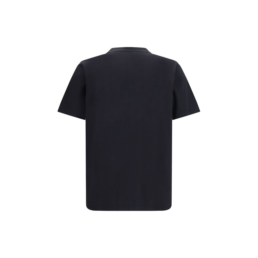 Off-White Schwarzes Baumwoll-T-Shirt-2
