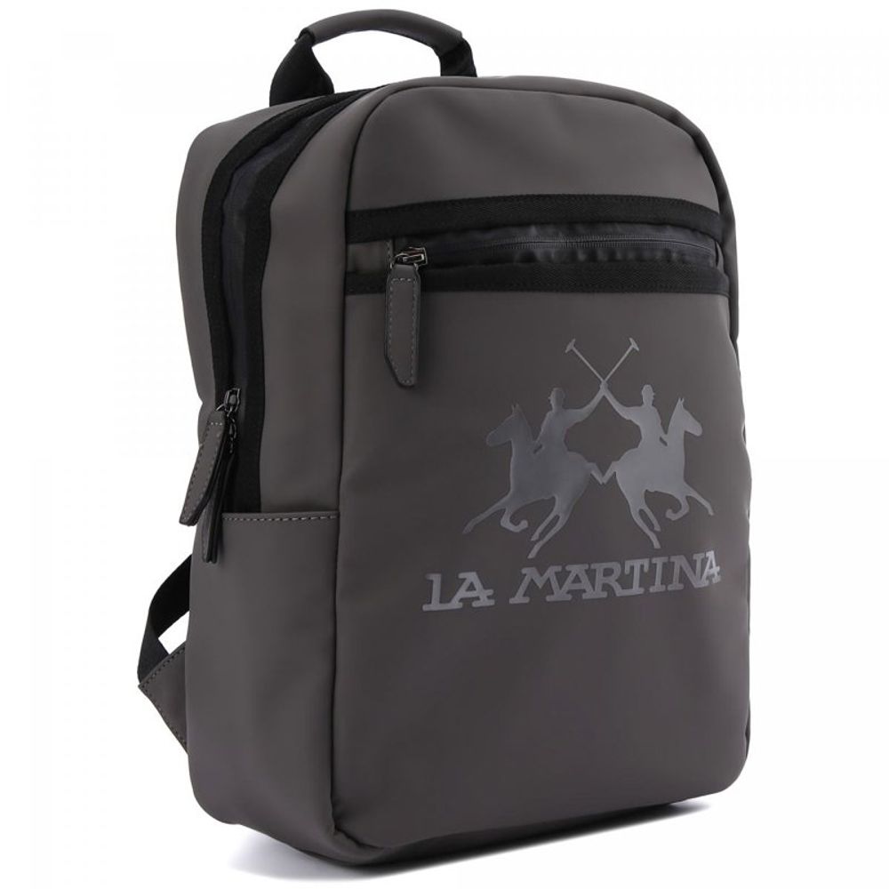 La Martina Grauer Rucksack aus Polyethylen-2