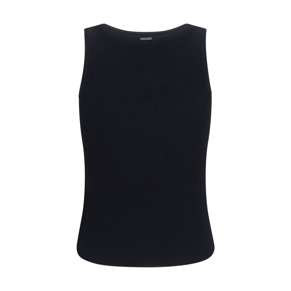 Max Mara Schwarze Tanktops aus Viskose-2