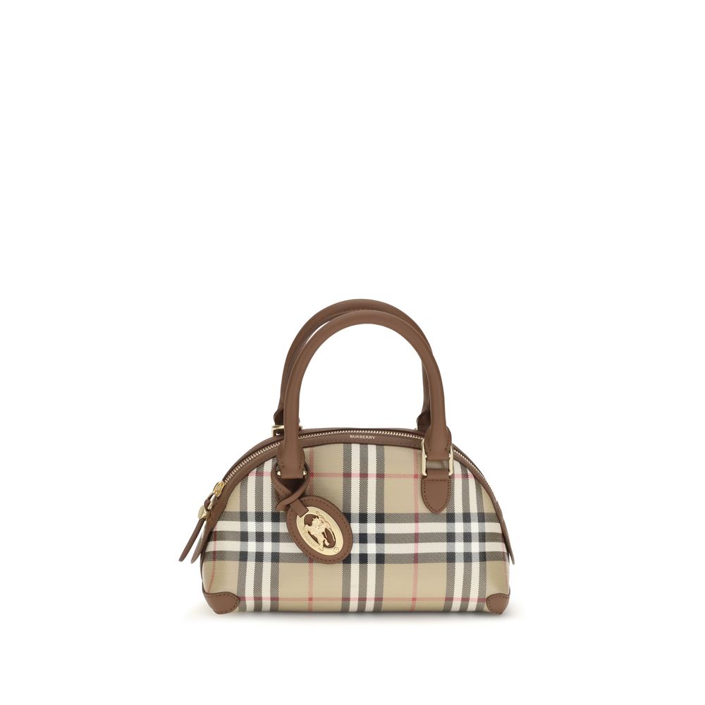 Burberry Beige Canvas Handbag-1