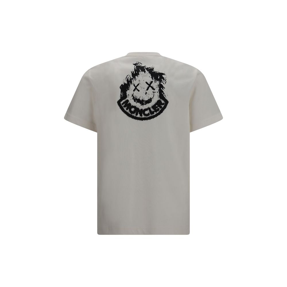 Moncler Beiges Baumwoll-T-Shirt-2