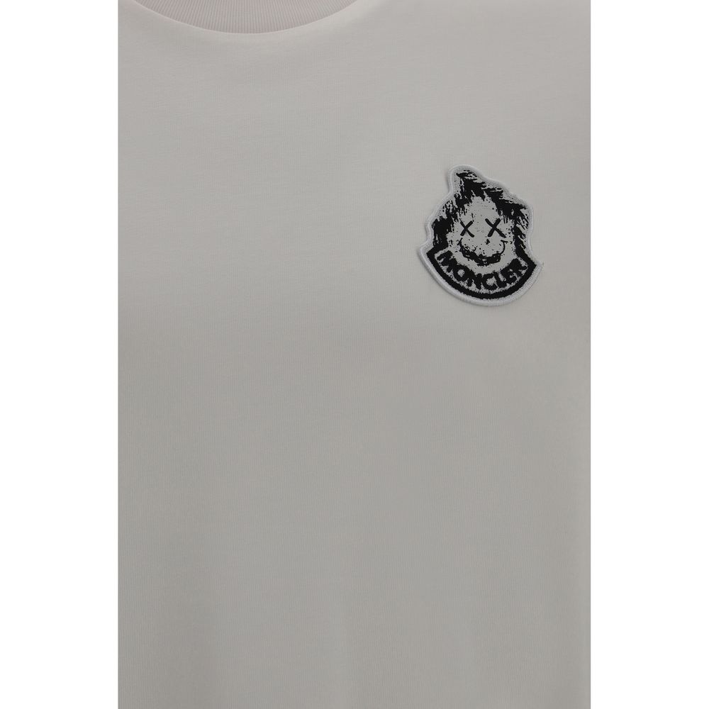 Moncler Beiges Baumwoll-T-Shirt-3