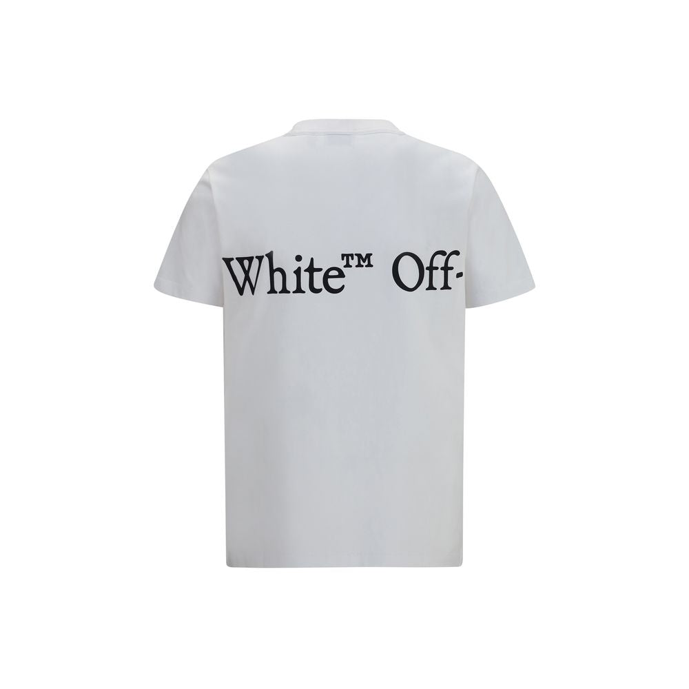 Off-White Weißes Baumwoll-T-Shirt-2