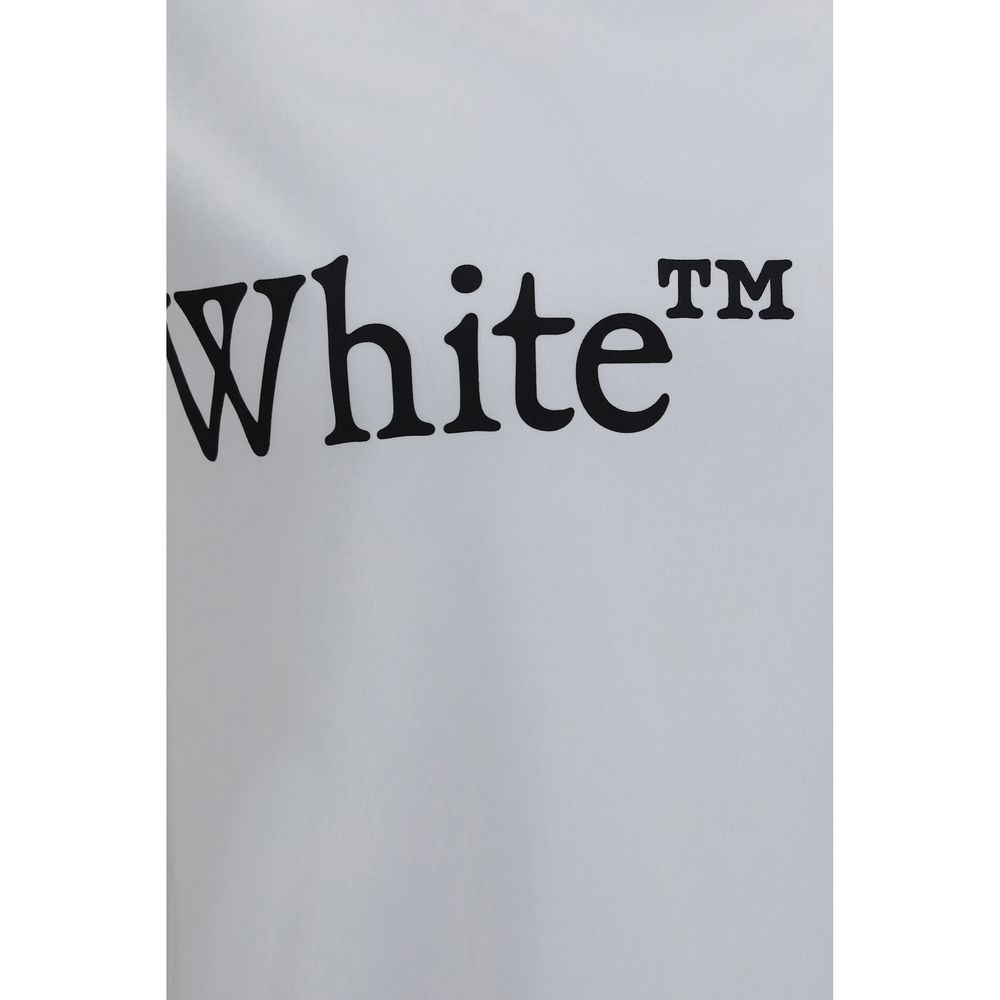 Off-White Weißes Baumwoll-T-Shirt-3
