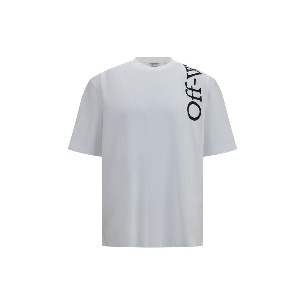 Off-White Weißes Baumwoll-T-Shirt-1