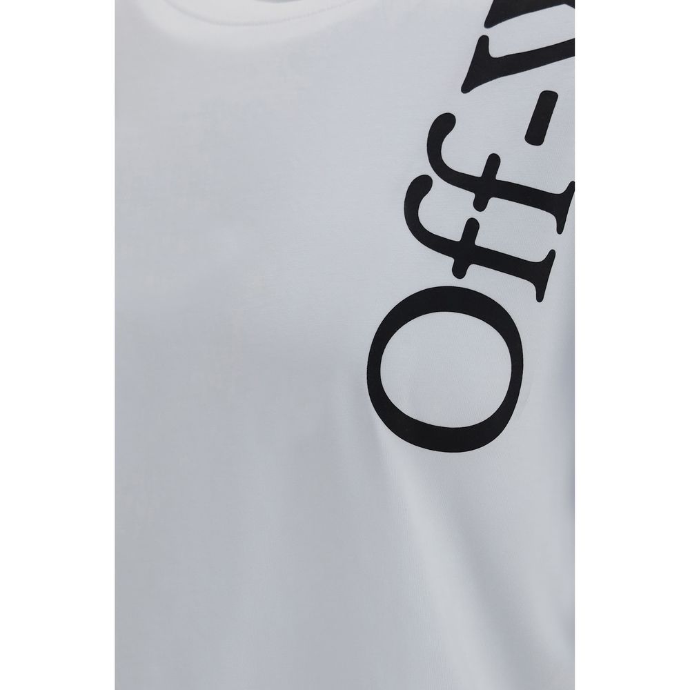 Off-White Weißes Baumwoll-T-Shirt-3