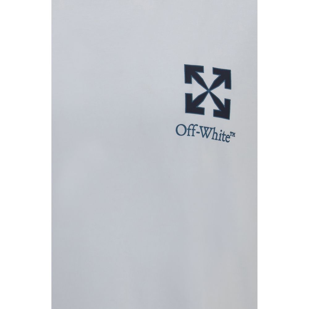 Off-White Weißes Baumwoll-T-Shirt-3