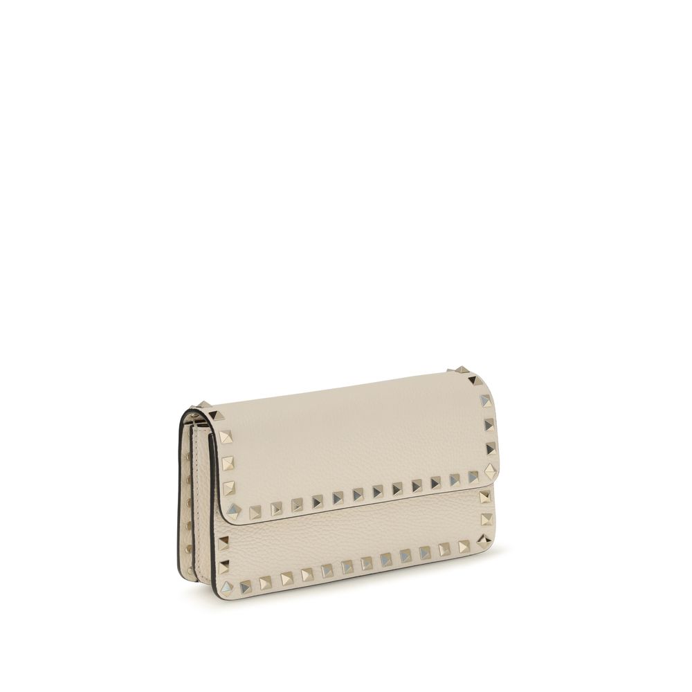 Valentino Garavani Beige Calf Leather Bos Taurus Wallet-2