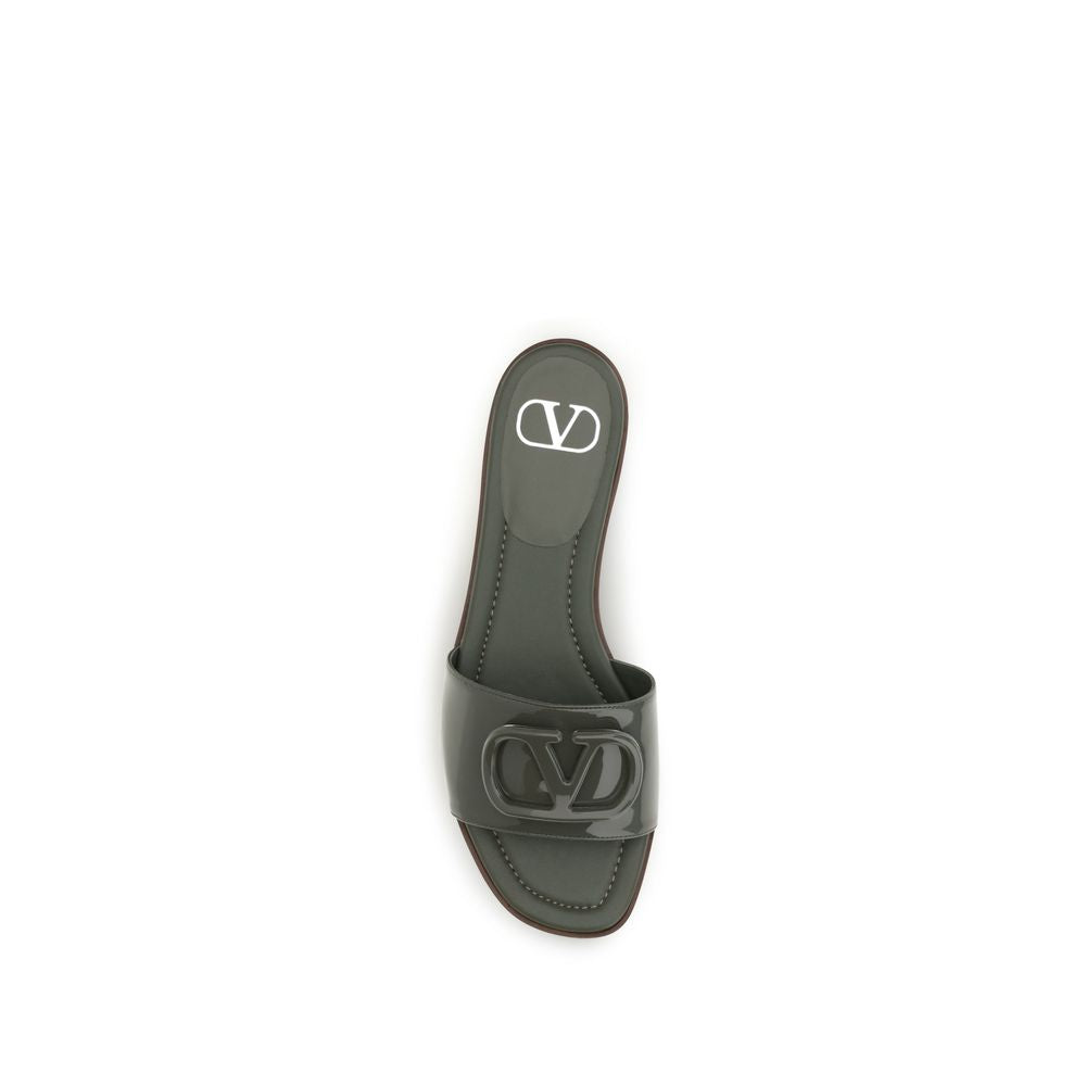 Valentino Garavani Zweifarbige Sandalen aus Kalbsleder Bos Taurus-4
