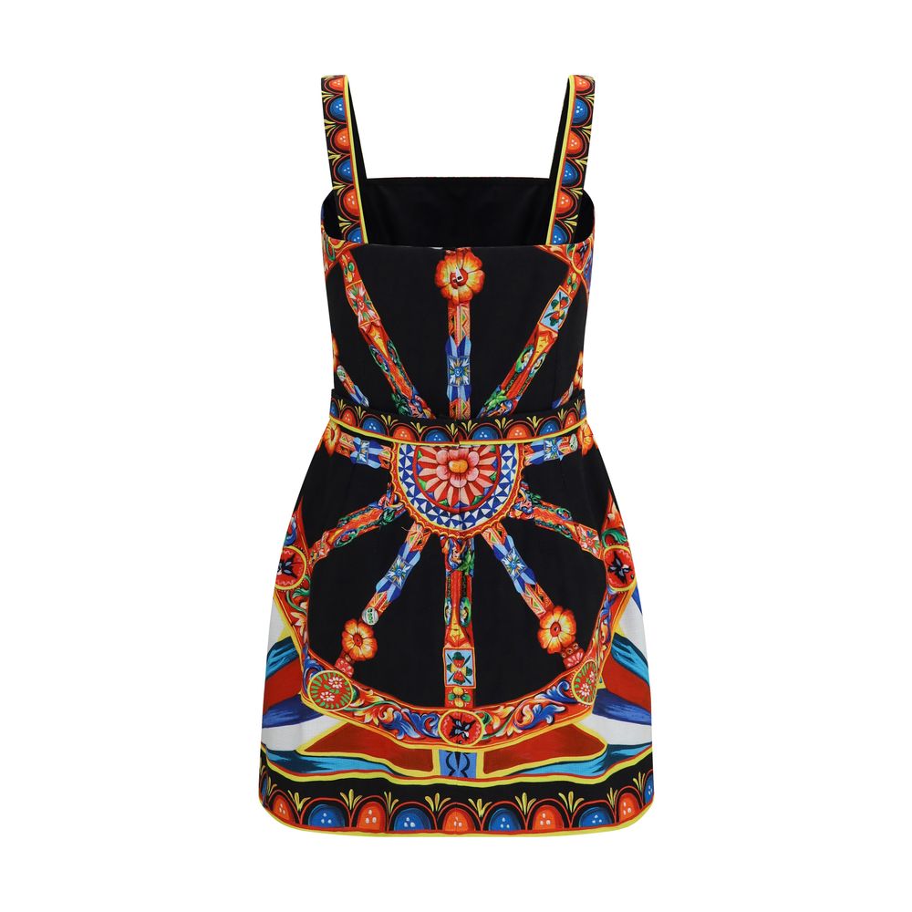 Dolce & Gabbana Multicolor Cotton Casual Dress-2