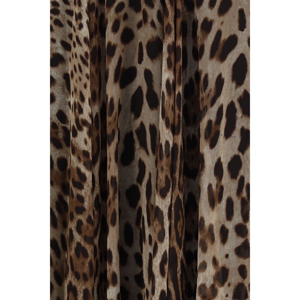 Dolce & Gabbana Beiger Seidenrock in Maxi-Länge-3