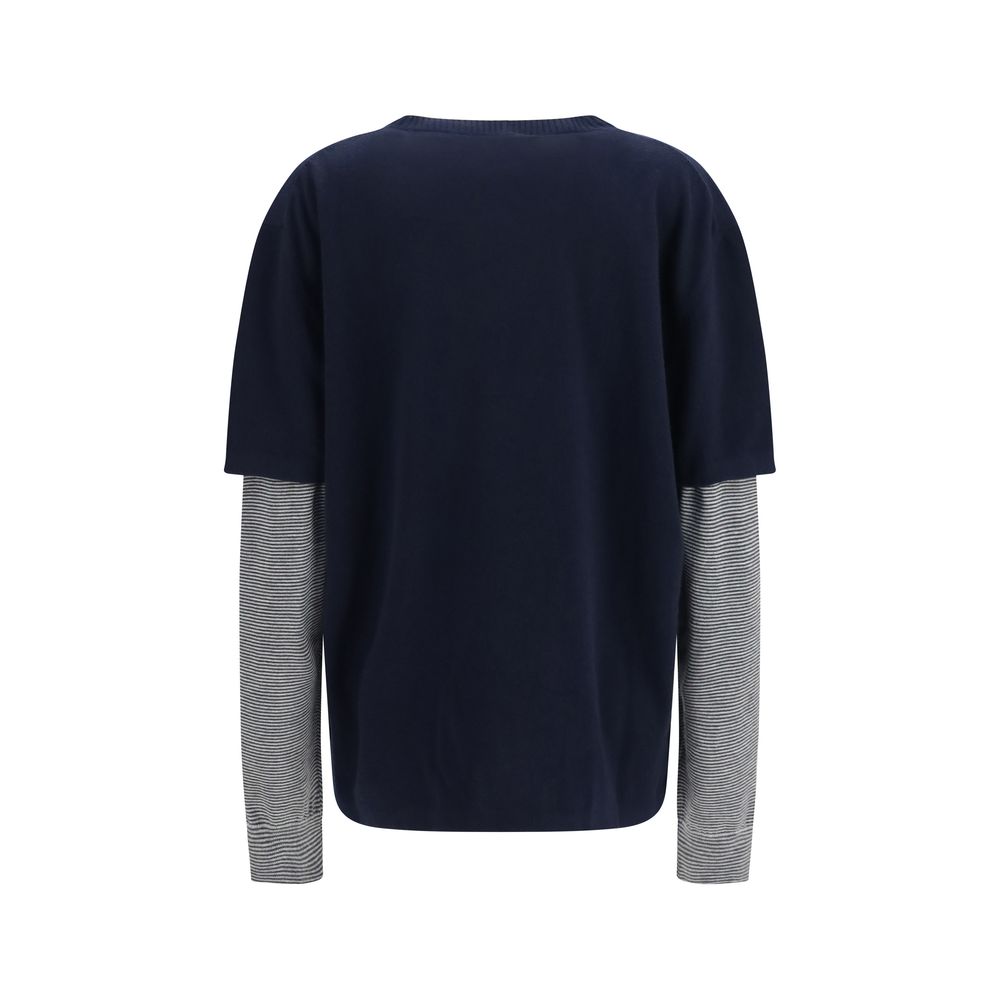 Miu Miu Blauer Wollpullover Oves Aries-2
