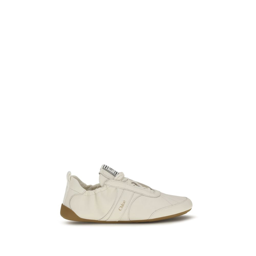 Chloé Beige Stoff-Sneaker-1
