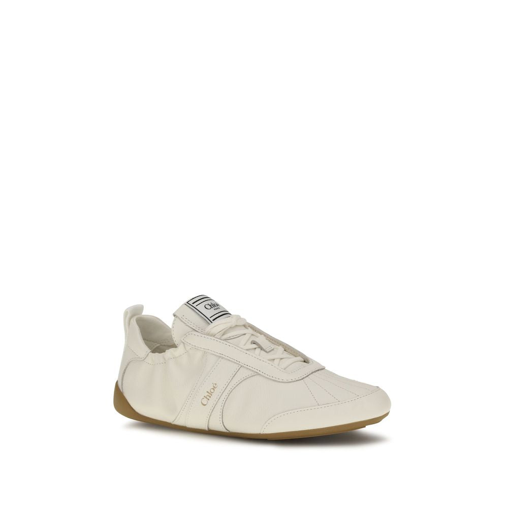 Chloé Beige Stoff-Sneaker-2