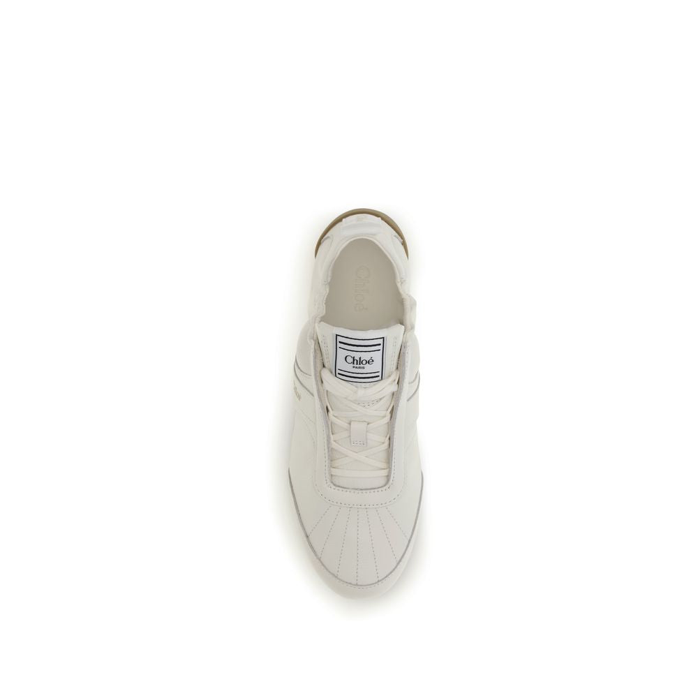 Chloé Beige Stoff-Sneaker-4