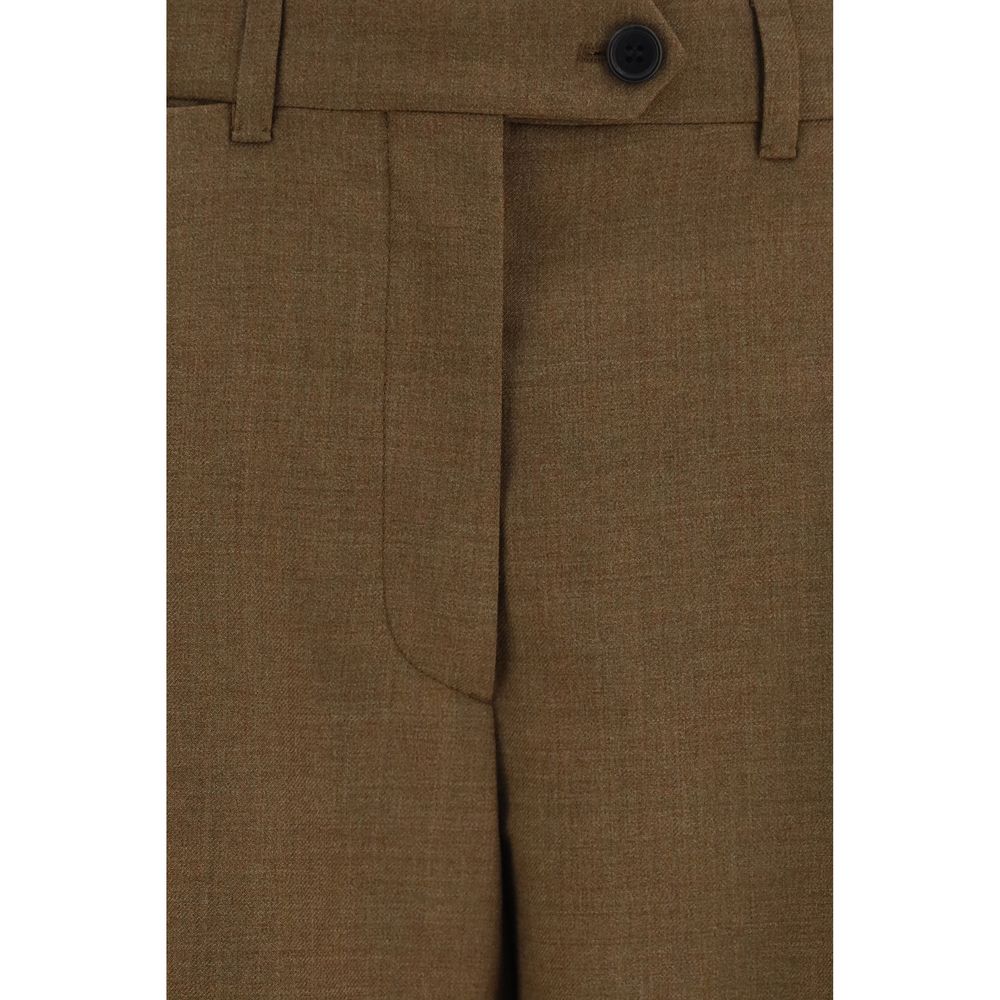 Prada Braune Hose Aries aus Wolle-3