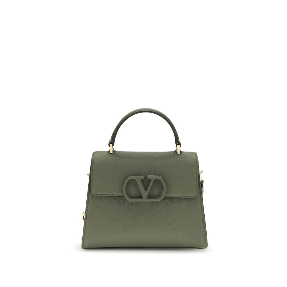 Valentino Garavani Bicolor Calf Leather Bos Taurus Clutch Bag-1