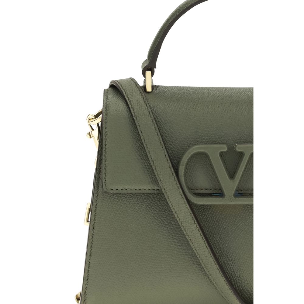 Valentino Garavani Bicolor Calf Leather Bos Taurus Clutch Bag-4