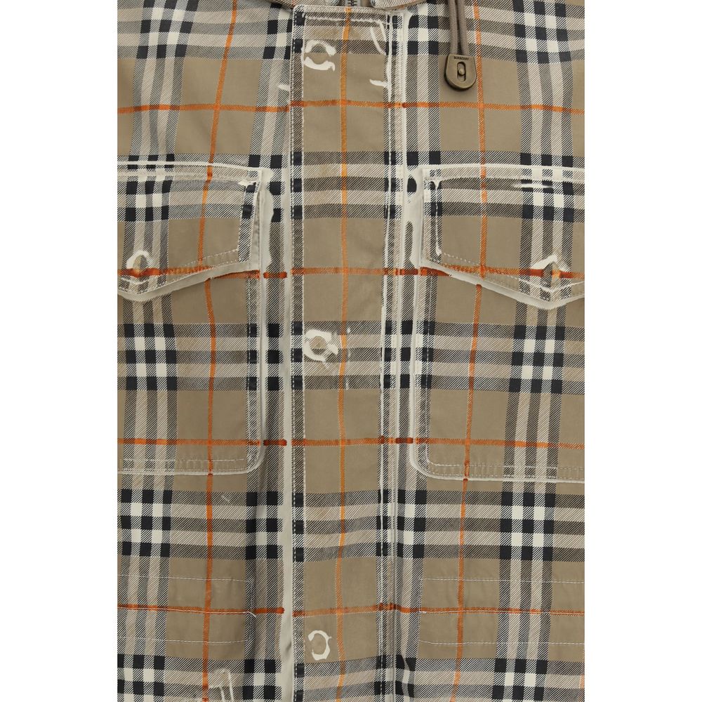 Burberry Beige Baumwolle Parka-3