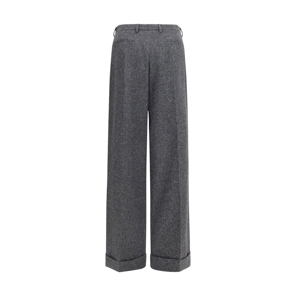 Valentino Garavani Graue Hose aus Wolle Oves Aries-2