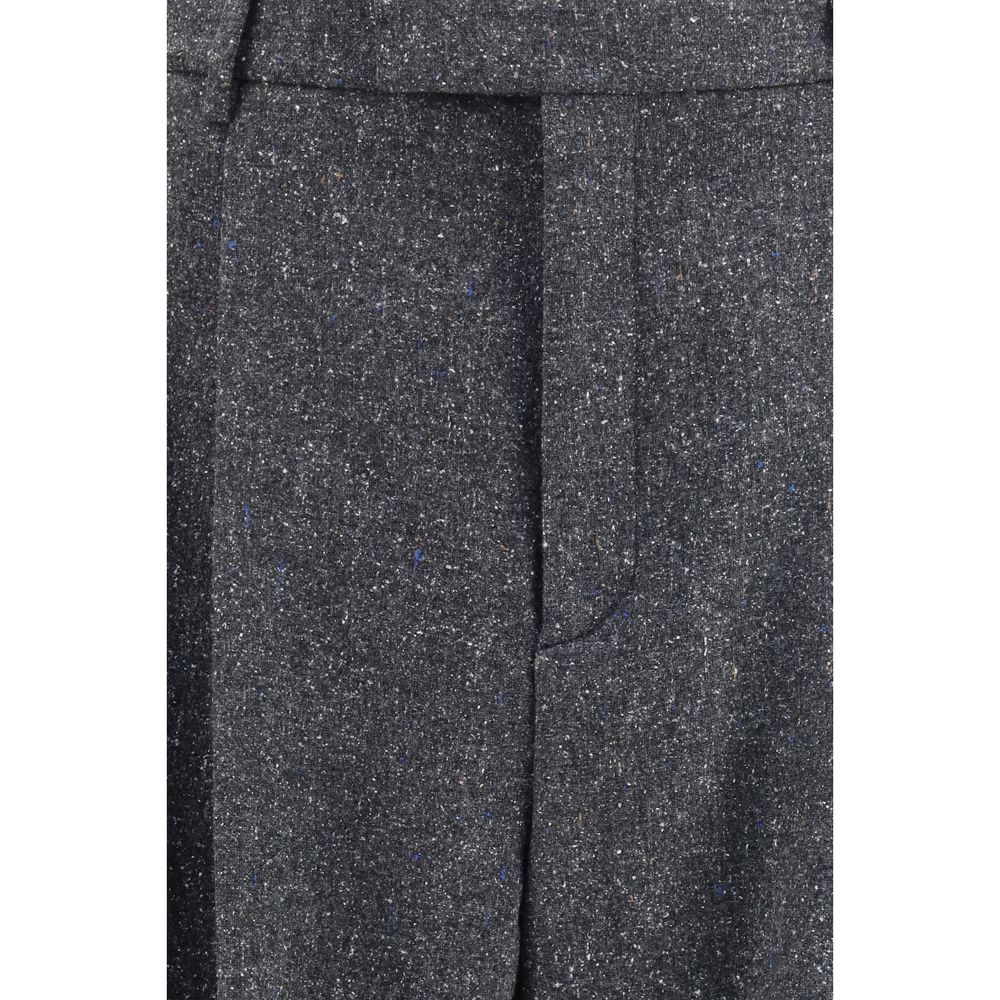 Valentino Garavani Graue Hose aus Wolle Oves Aries-3