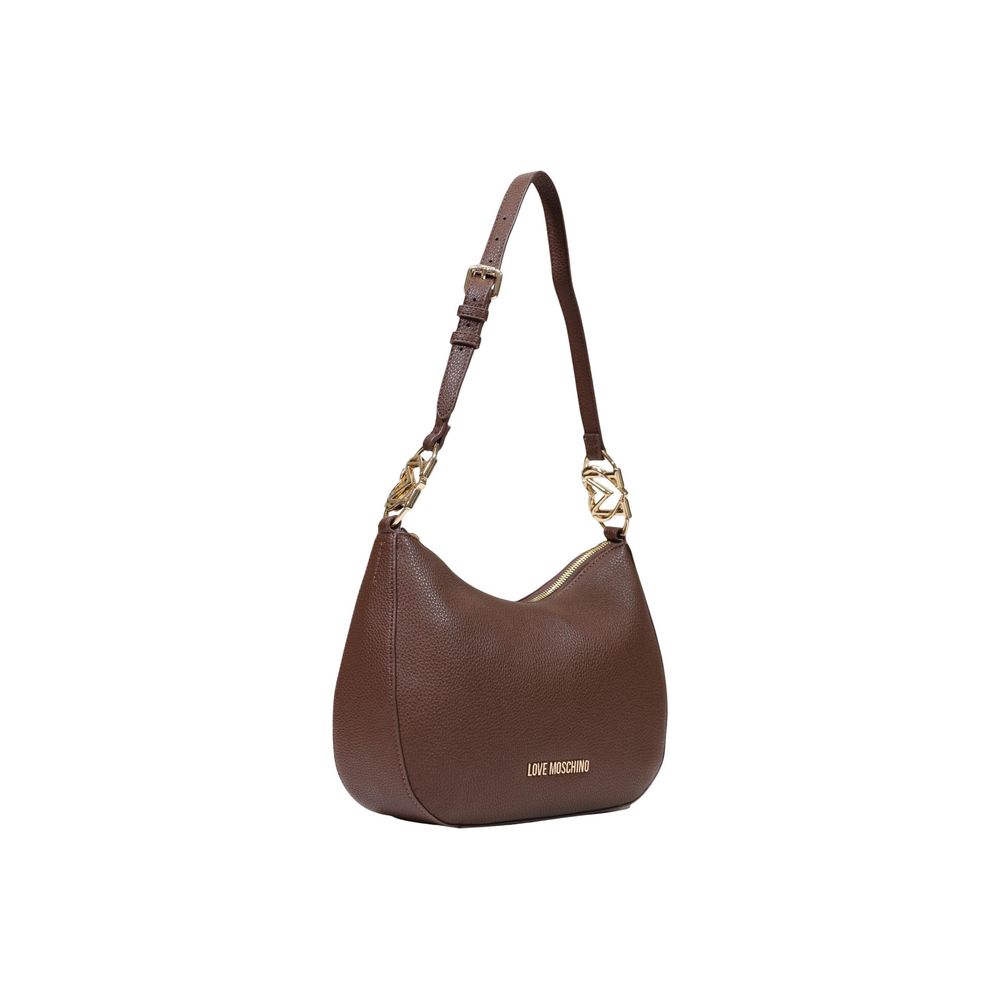 Love Moschino Braune Handtasche aus Polyethylen-2