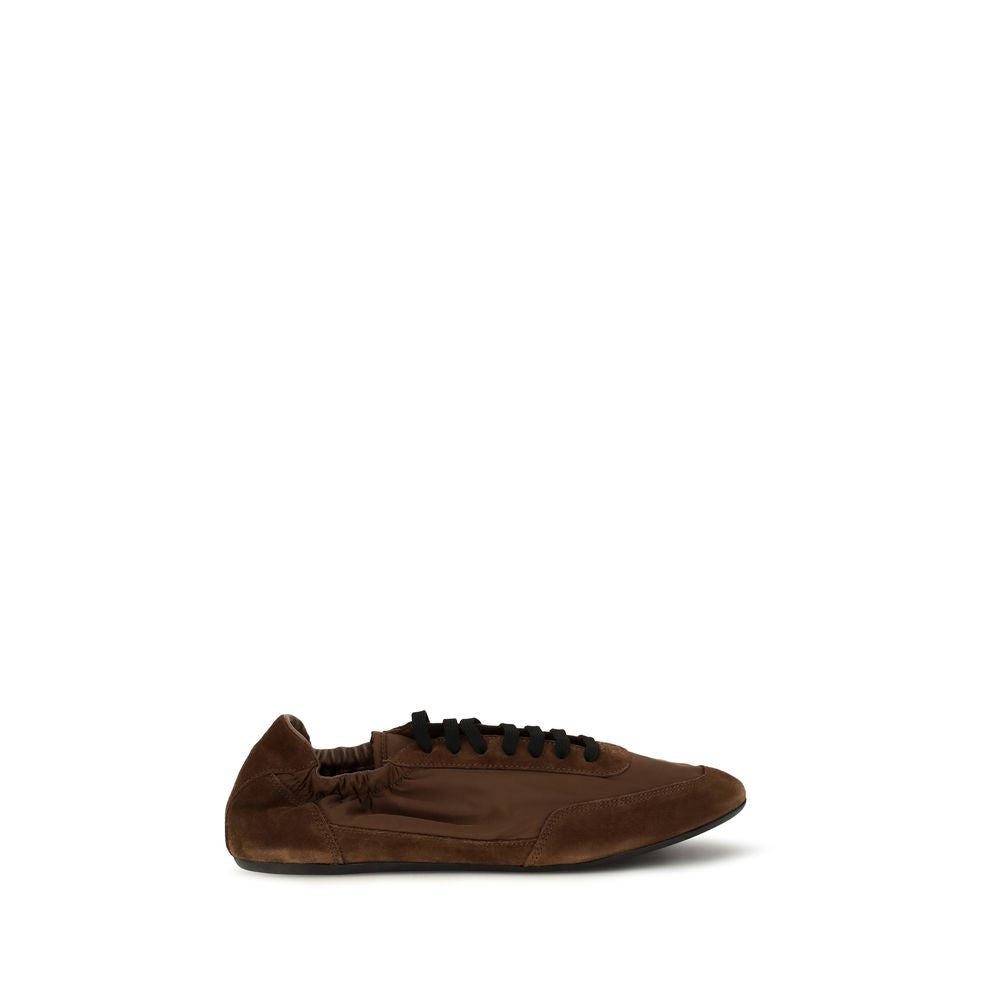 Prada Braune Gummisneaker im Athletic-Stil-1