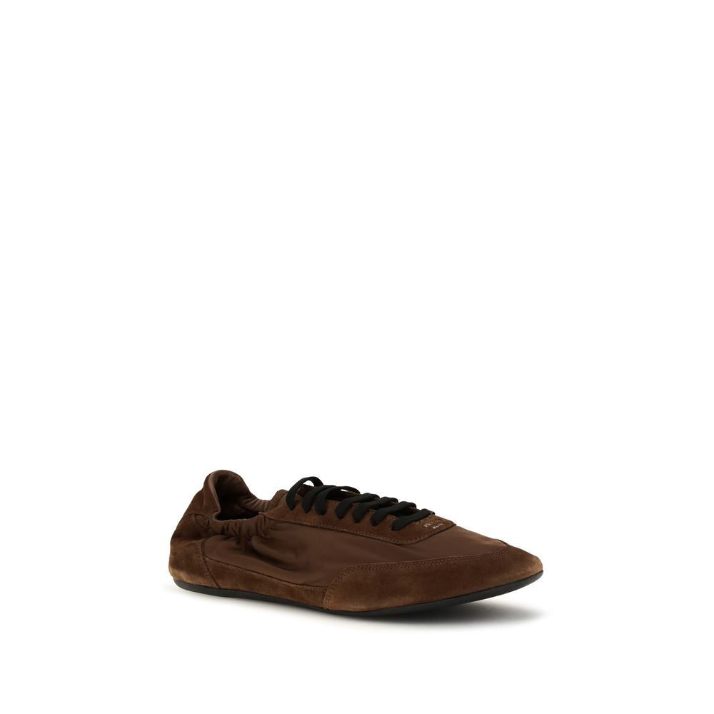 Prada Braune Gummisneaker im Athletic-Stil-2