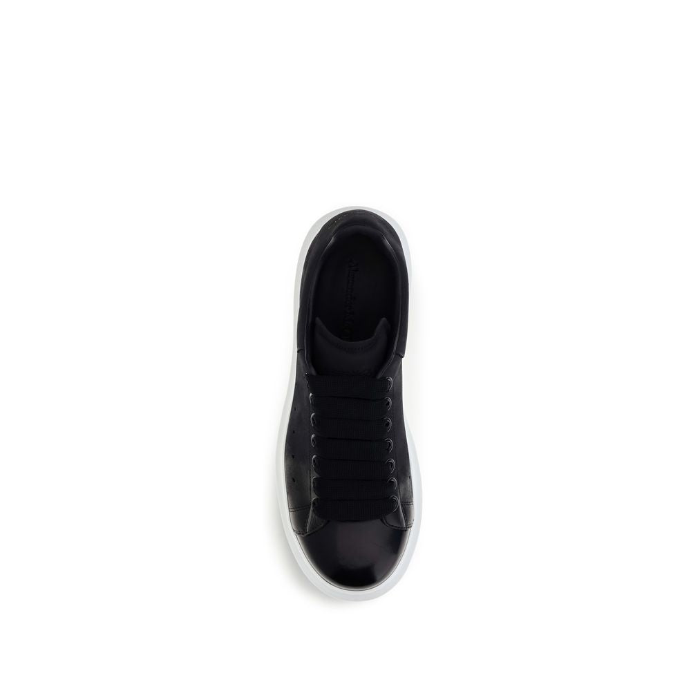Alexander McQueen Blaue Kalbsleder Bos Taurus Chunky Sneaker-4