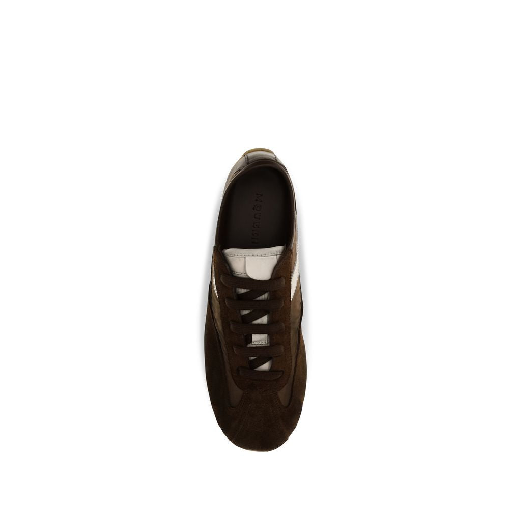Alexander McQueen Braune Wildleder-Sneaker-4