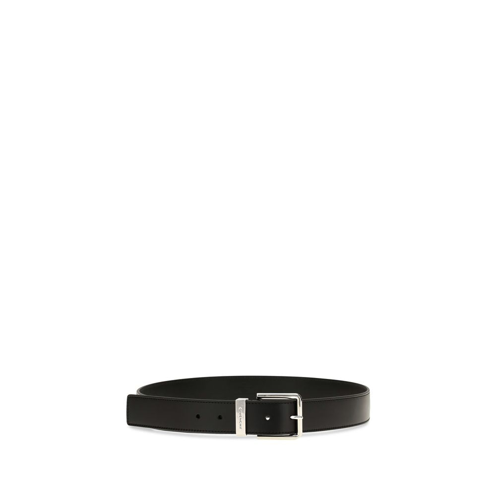 Givenchy Schwarzer Kalbsleder Bos Taurus Regular Gürtel-2