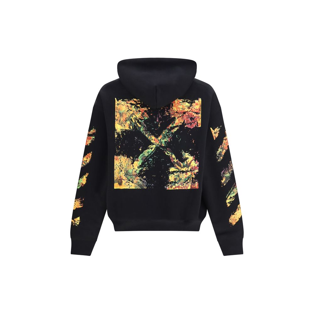Off-White Schwarzer Baumwoll-Sweatshirt-2
