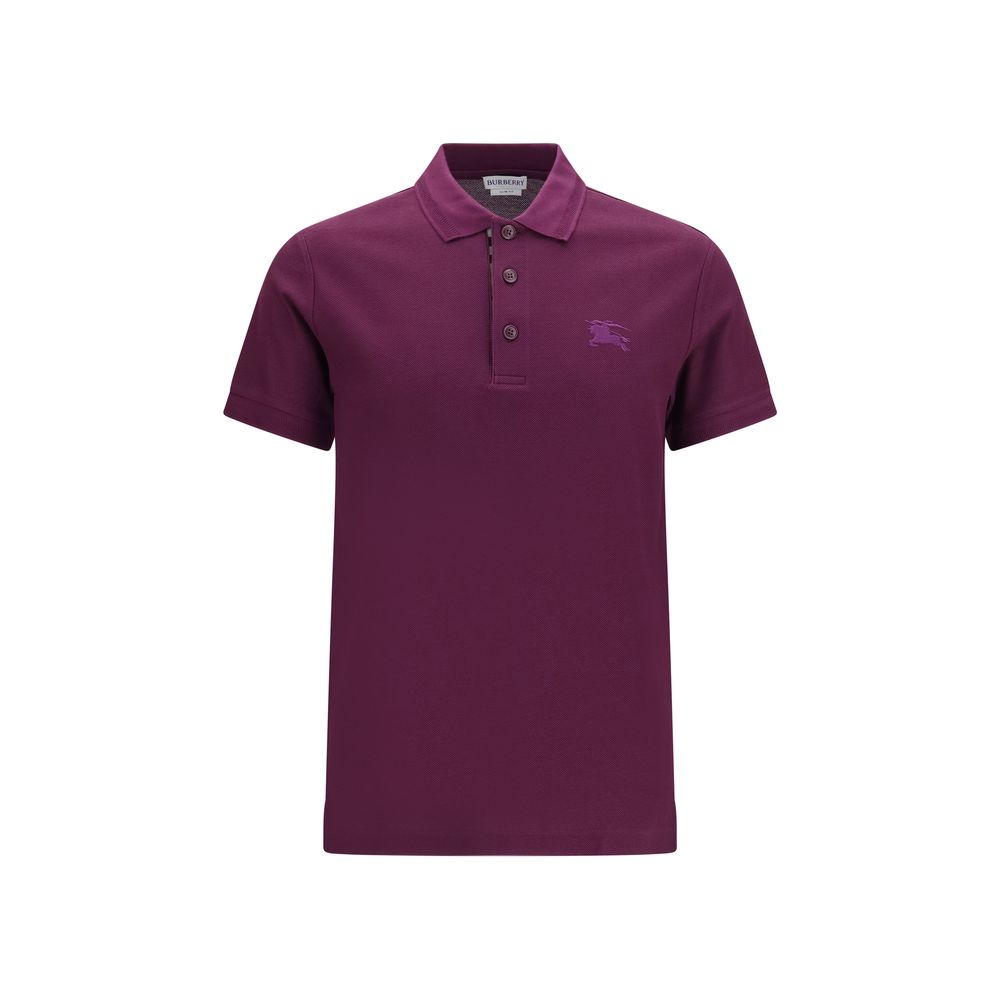 Burberry Lila Baumwoll-Poloshirt-1