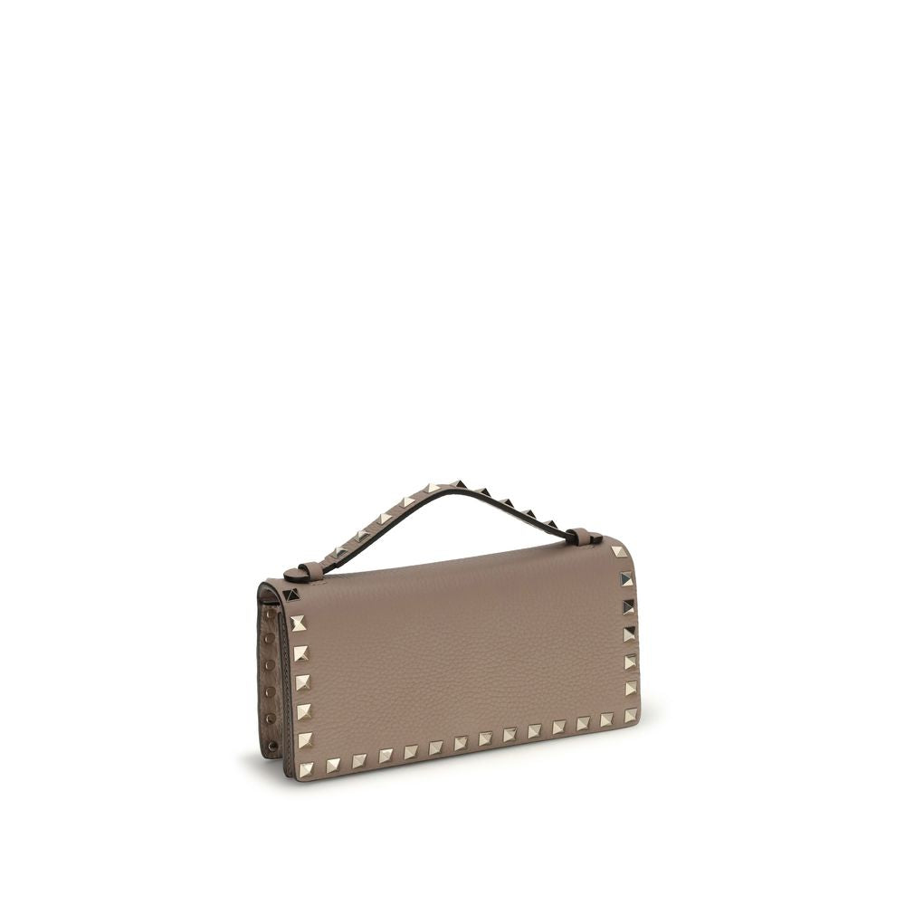 Valentino Garavani Beige Calf Leather Bos Taurus Wallet-2