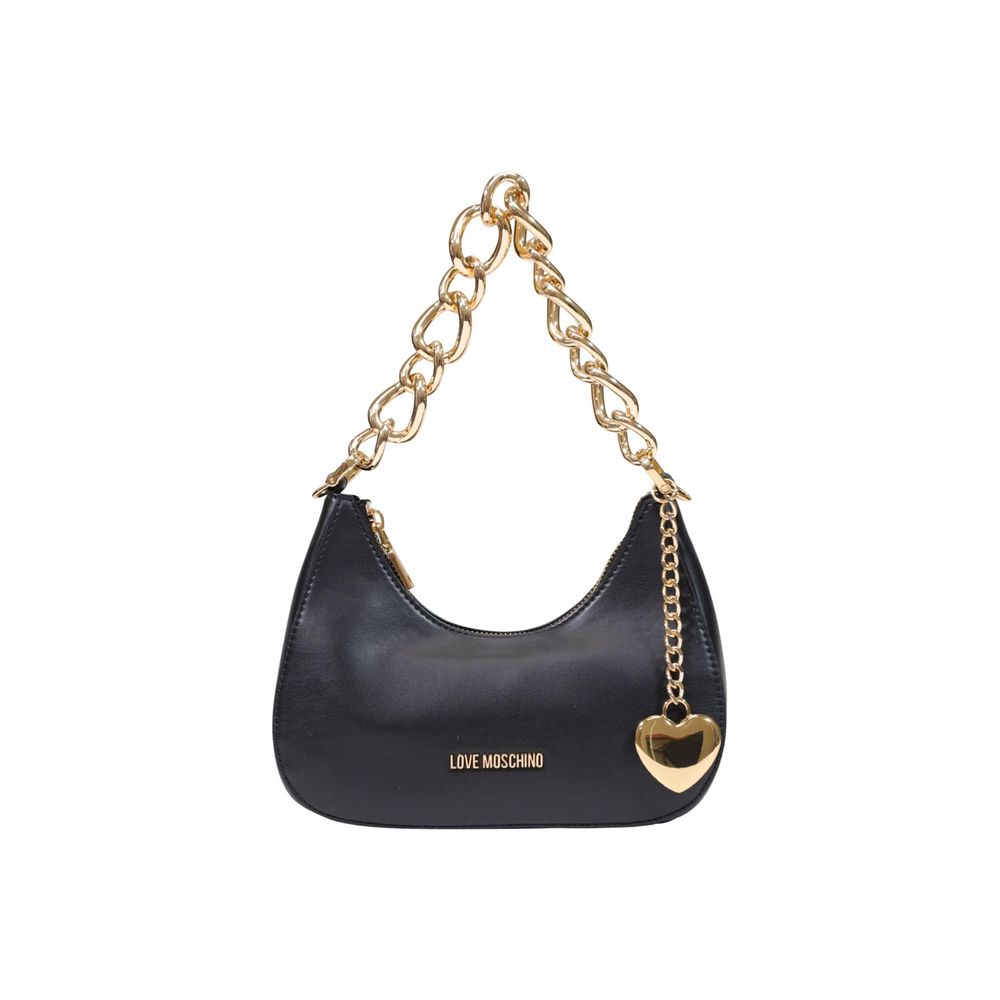 Love Moschino Schwarze Handtasche aus Polyester-1