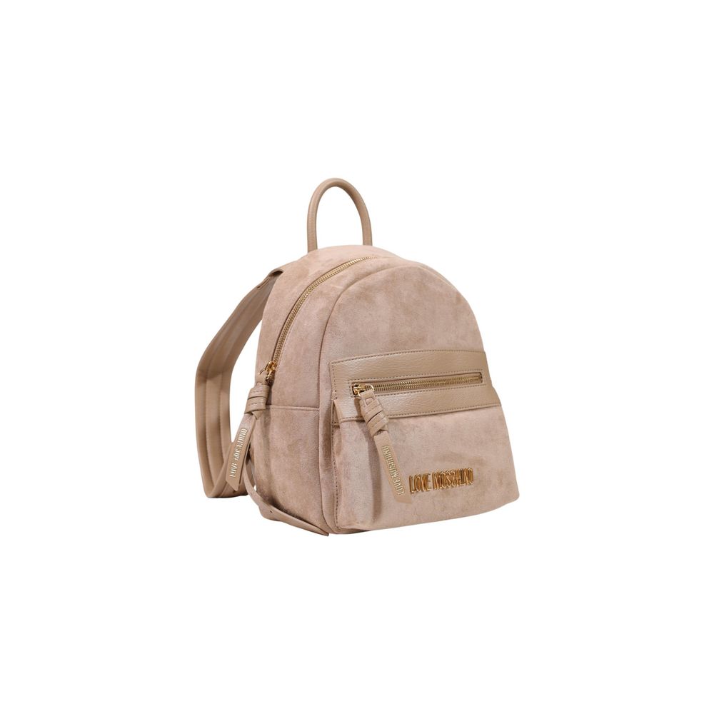 Love Moschino Beiger Rucksack aus Polyester-2