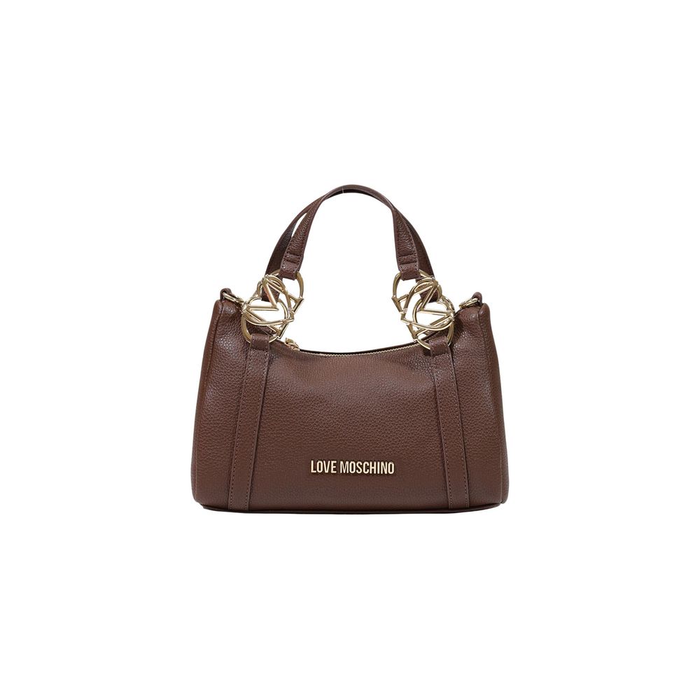 Love Moschino Braune Handtasche aus Polyethylen-1