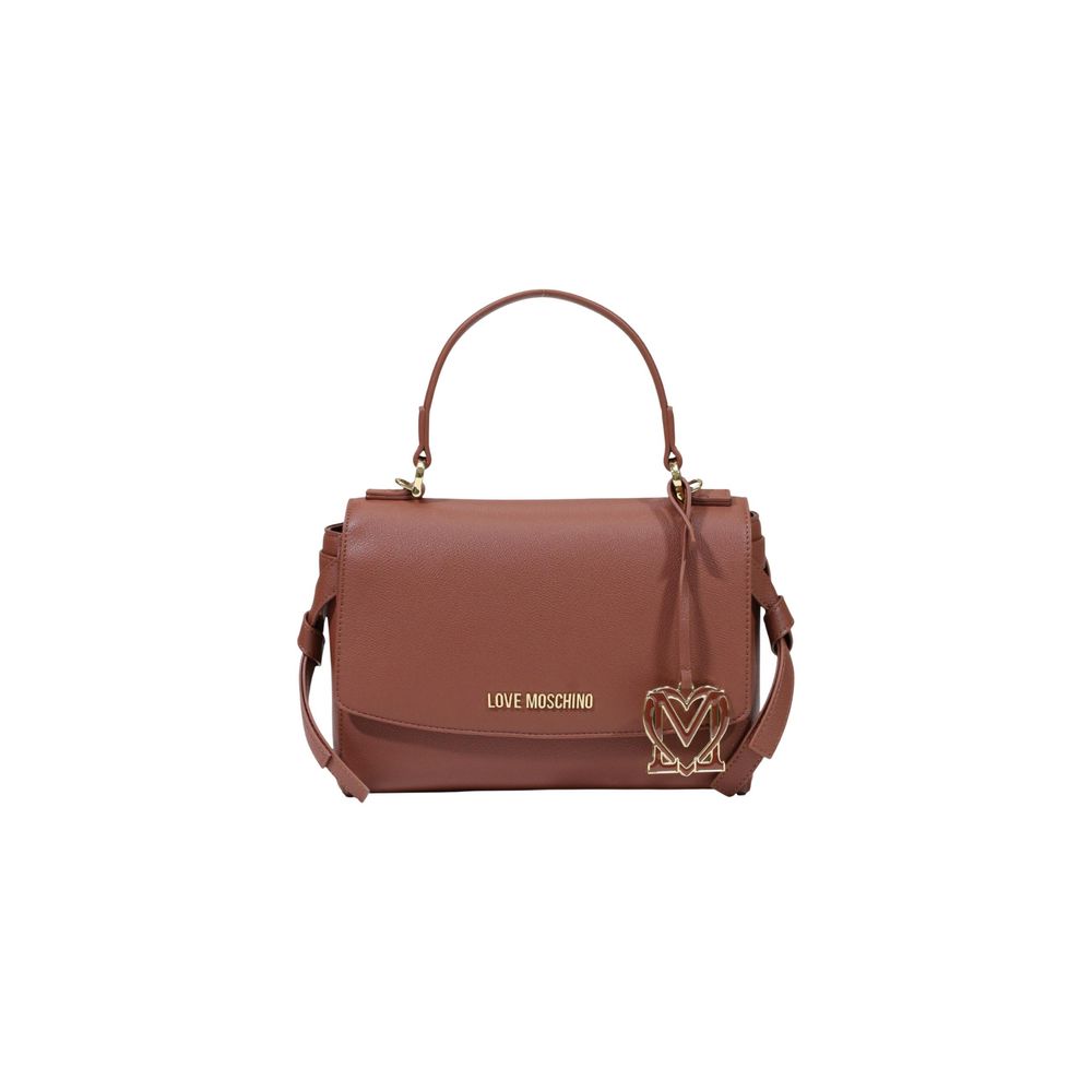 Love Moschino Braune Handtasche aus Polyethylen-1