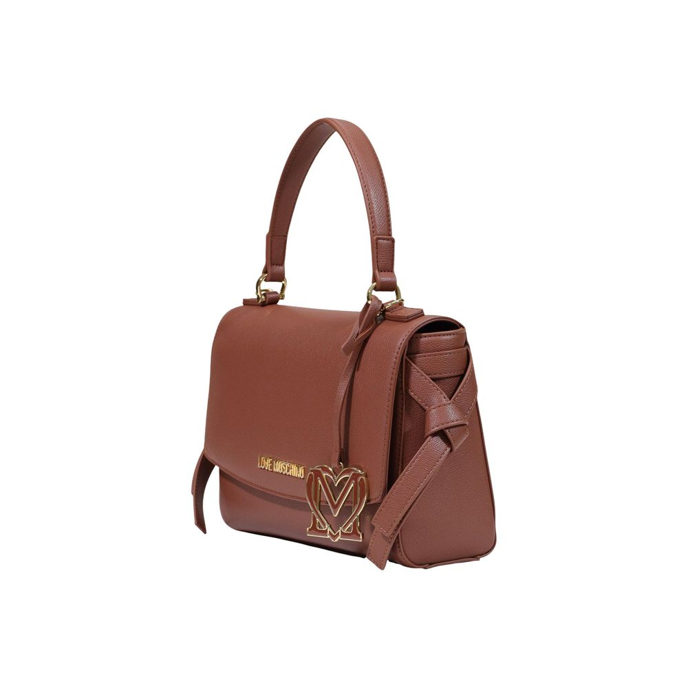 Love Moschino Braune Handtasche aus Polyethylen-2