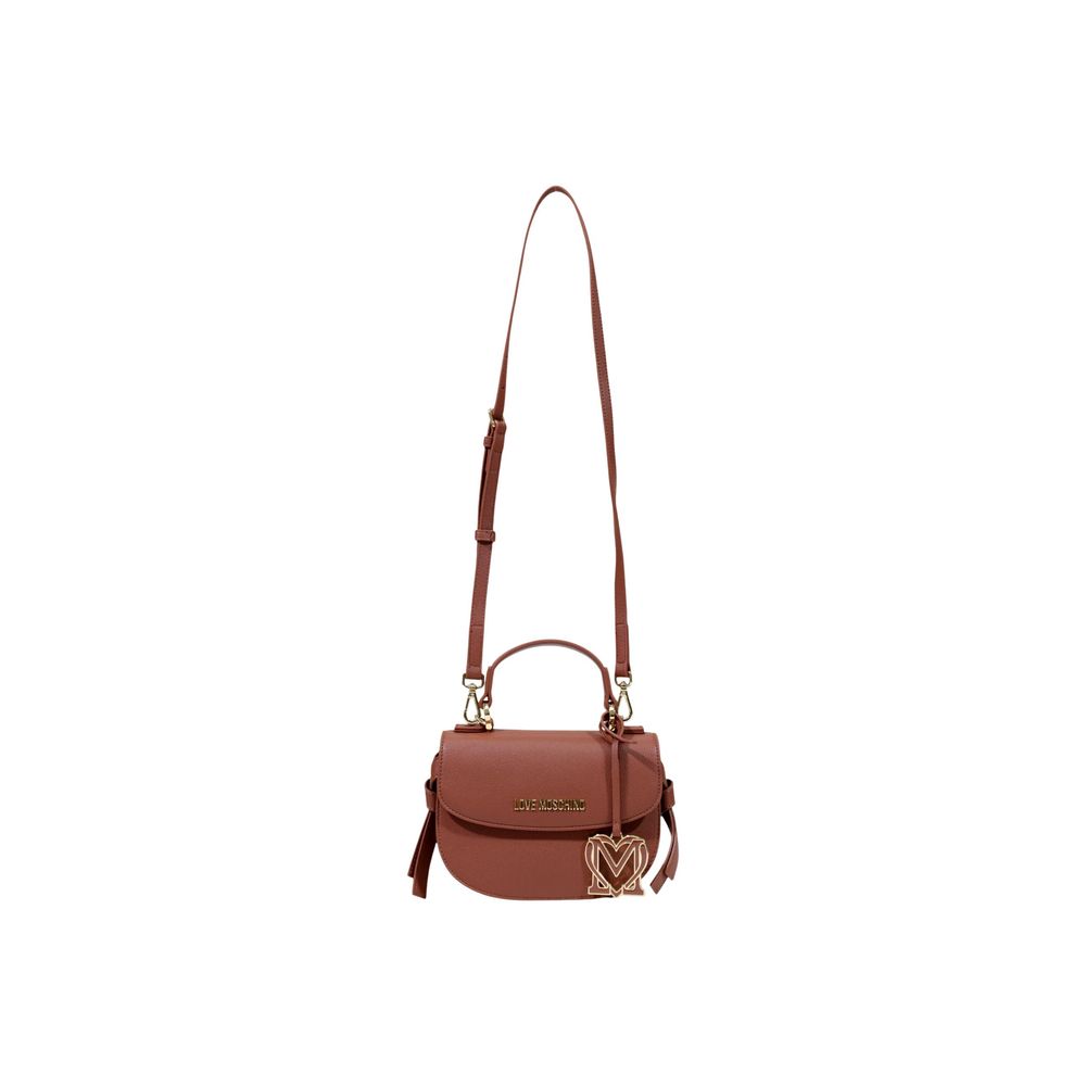Love Moschino Braune Handtasche aus Polyethylen-4