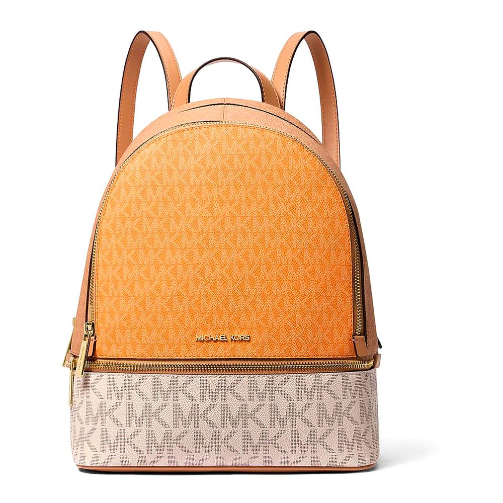 Michael Kors Rucksack aus orangefarbenem Canvas-1