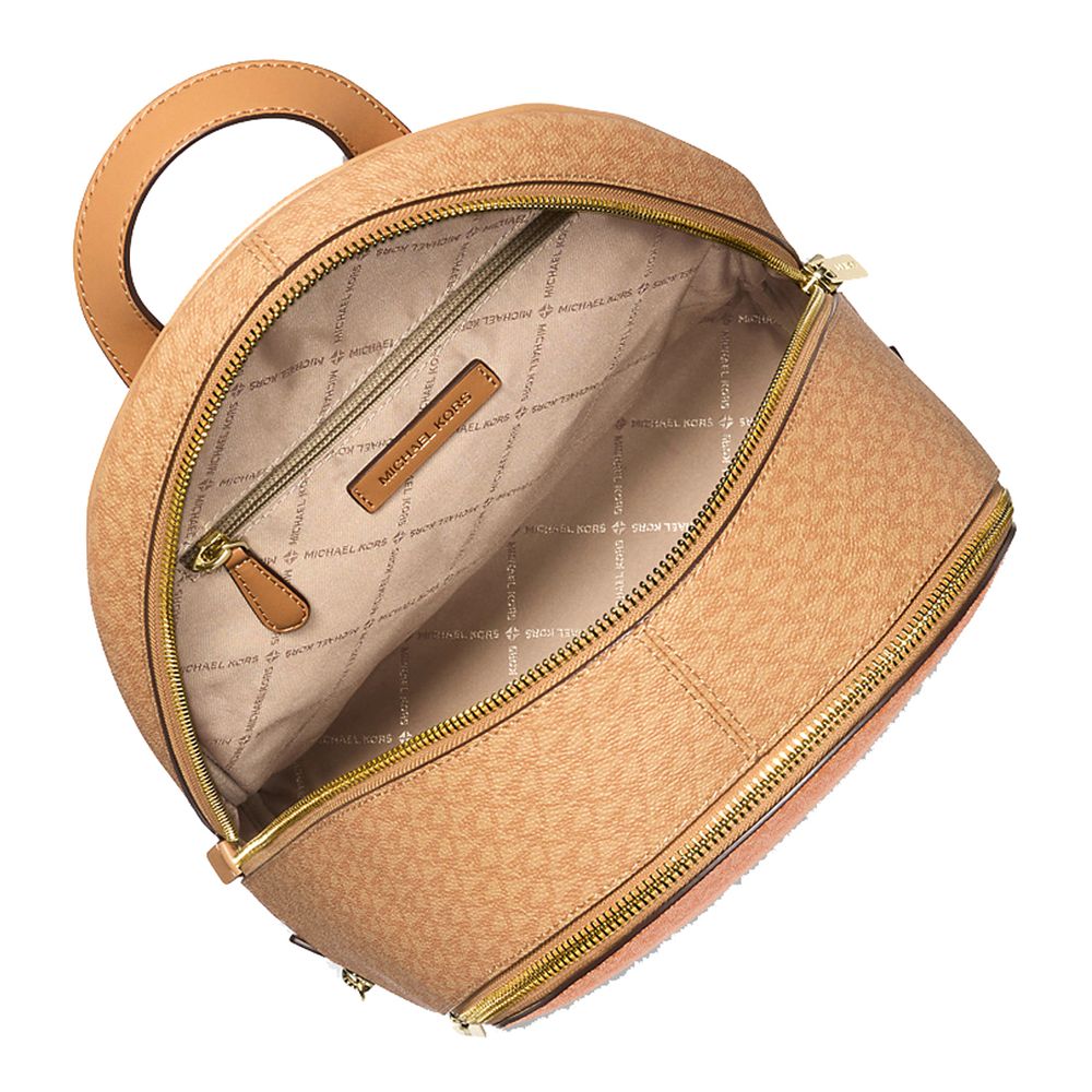 Michael Kors Rucksack aus orangefarbenem Canvas-3
