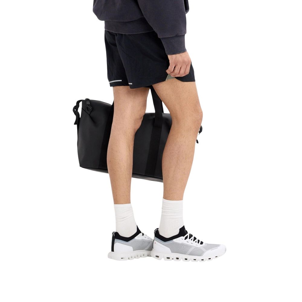 On Running Schwarze und weiße synthetische Sportschuhe-2