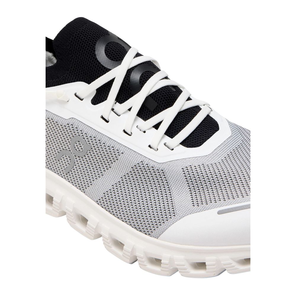 On Running Schwarze und weiße synthetische Sportschuhe-3