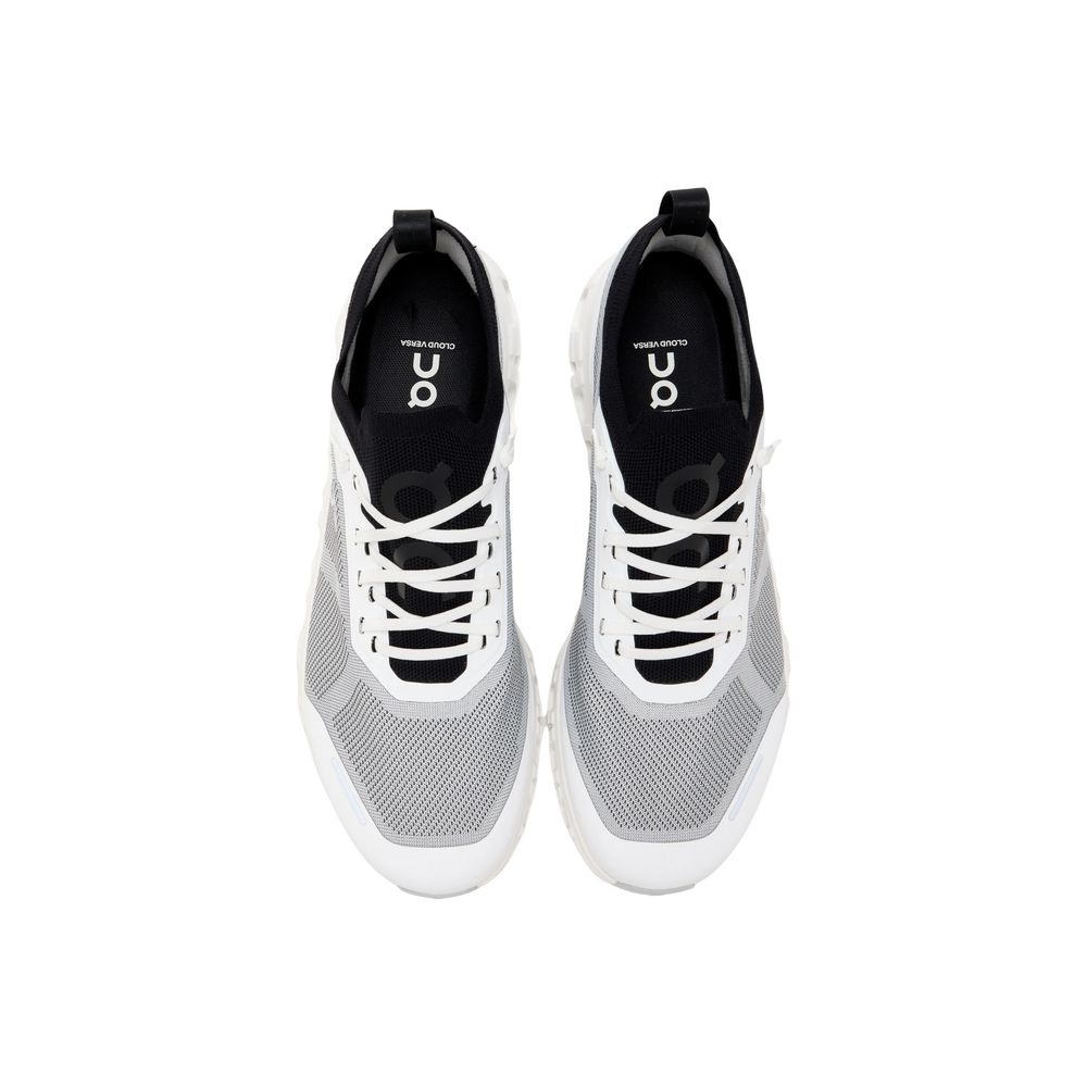 On Running Schwarze und weiße synthetische Sportschuhe-5
