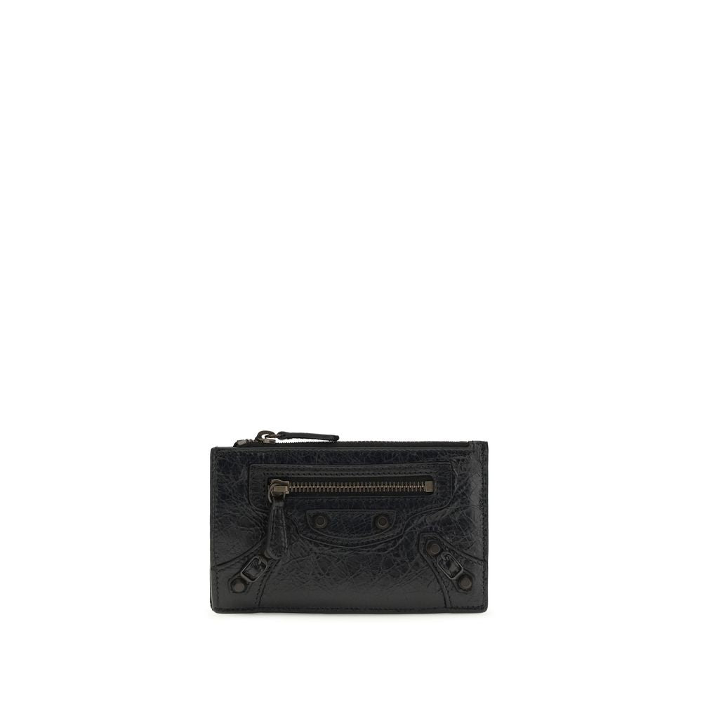 Balenciaga Schwarzes Lamm Ovis Aries Aries Portemonnaie-1